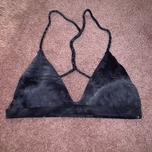 Navy tie dye bralette